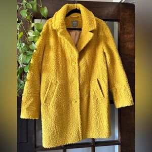 ASOS Yellow Shearling Coat